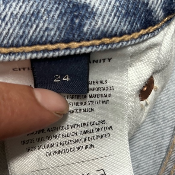 New Citizens Of Humanity Eva High Rise Relaxed Baggy Jeans Size 24 - Picture 9 of 9